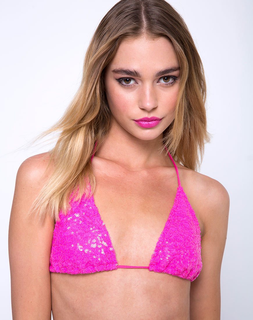 Image de Gwen Bralet en Mini Sequin Paris Pink