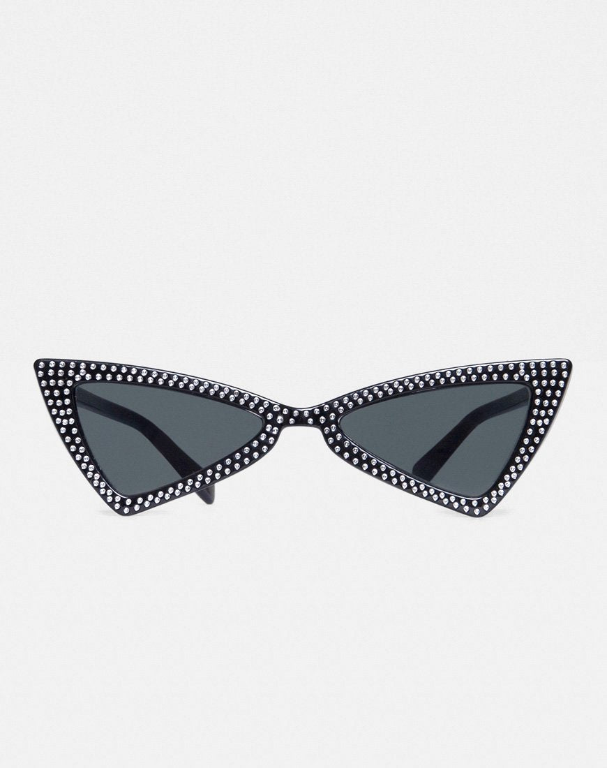 Image de marque : Lunettes de soleil Gwen en diamant noir