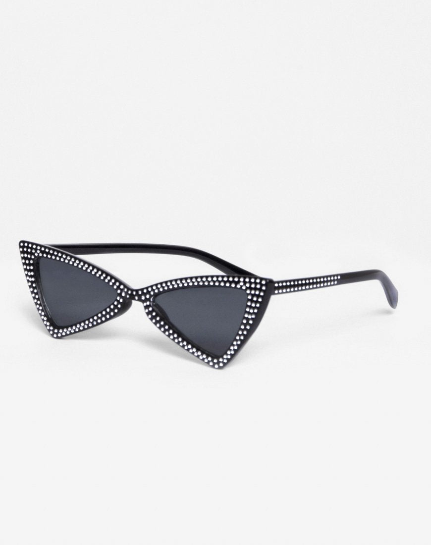 Lunettes de soleil Gwen en diamant noir