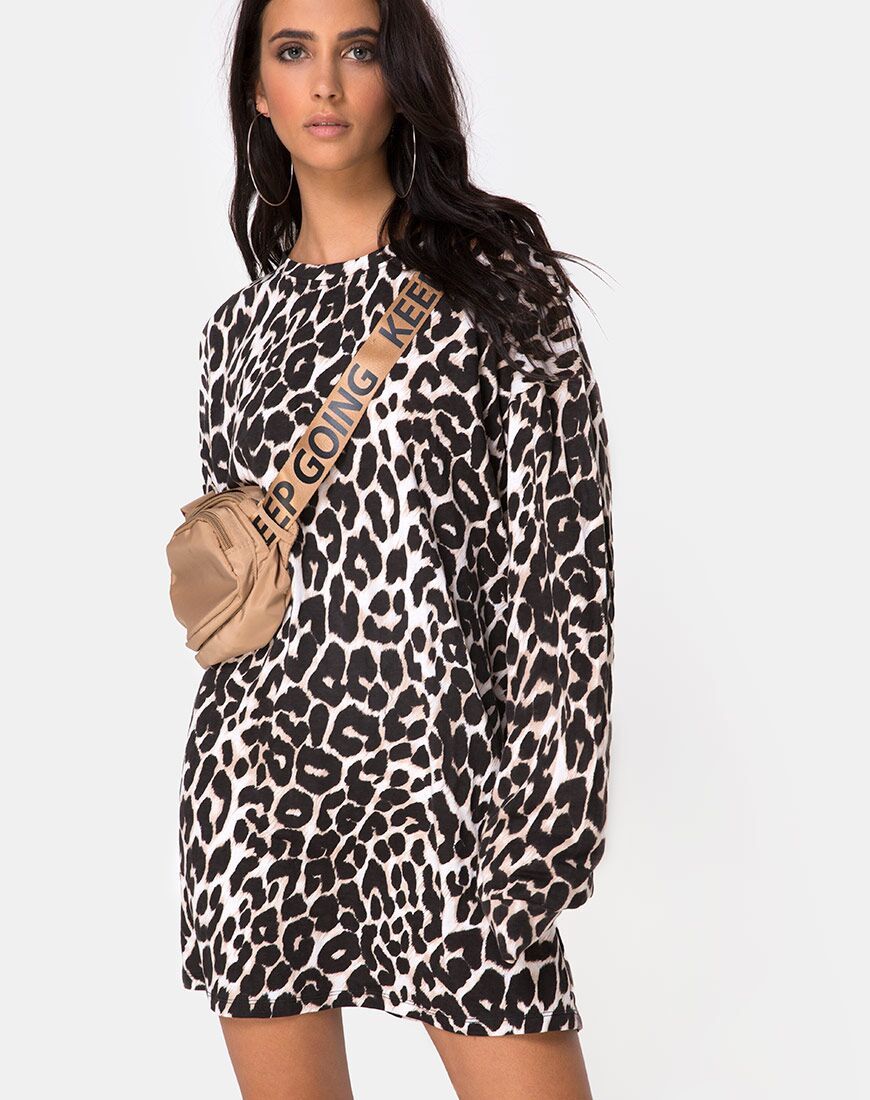 Robe Lotsun en jaguar surdimensionné