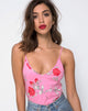 Image du corsage Tahiti en Candy Rose