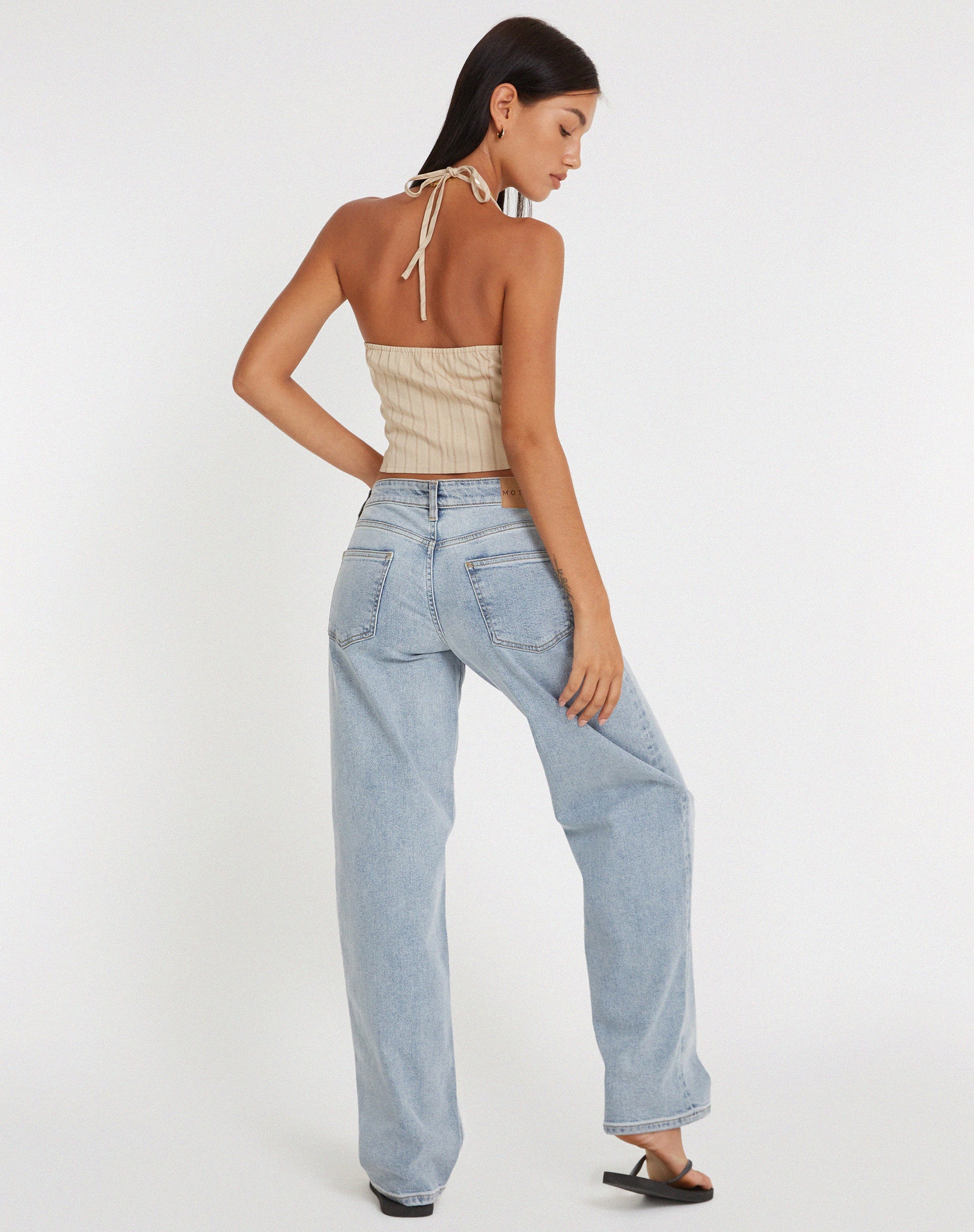 image de Hajra Vest Top in Cream Stripe