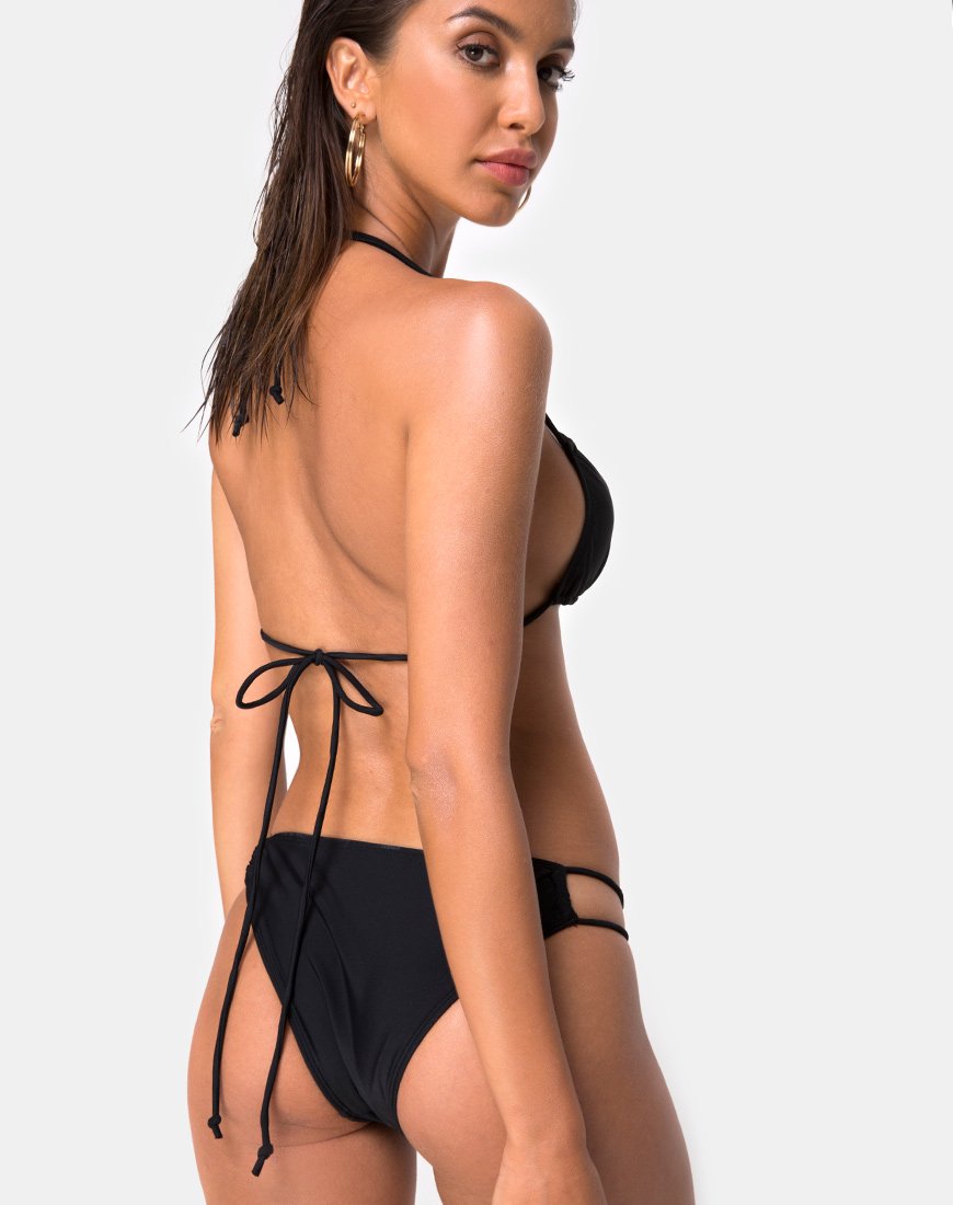 Image de Halow Bikini Top in Black