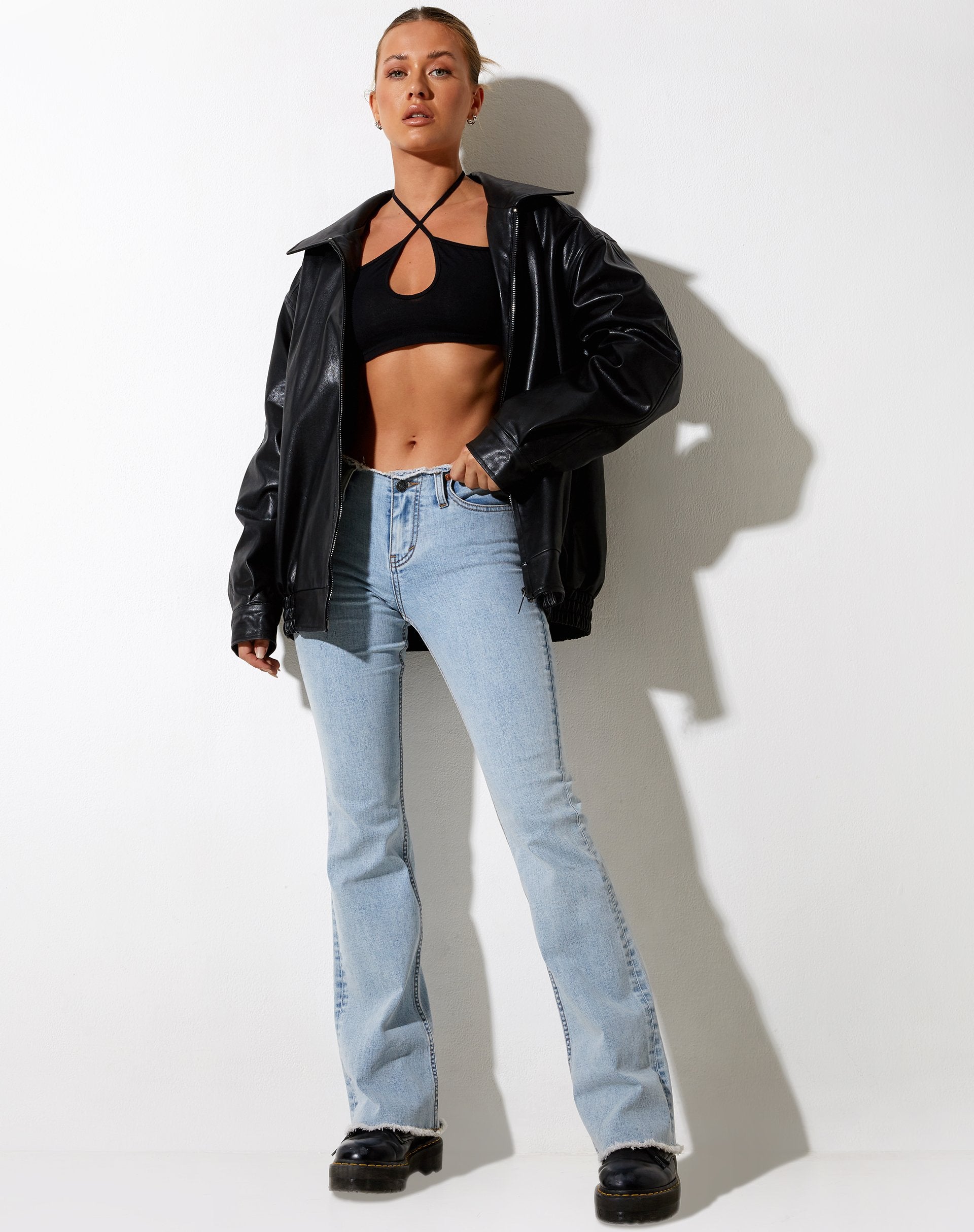 Image de Haneul Crop Top in Black