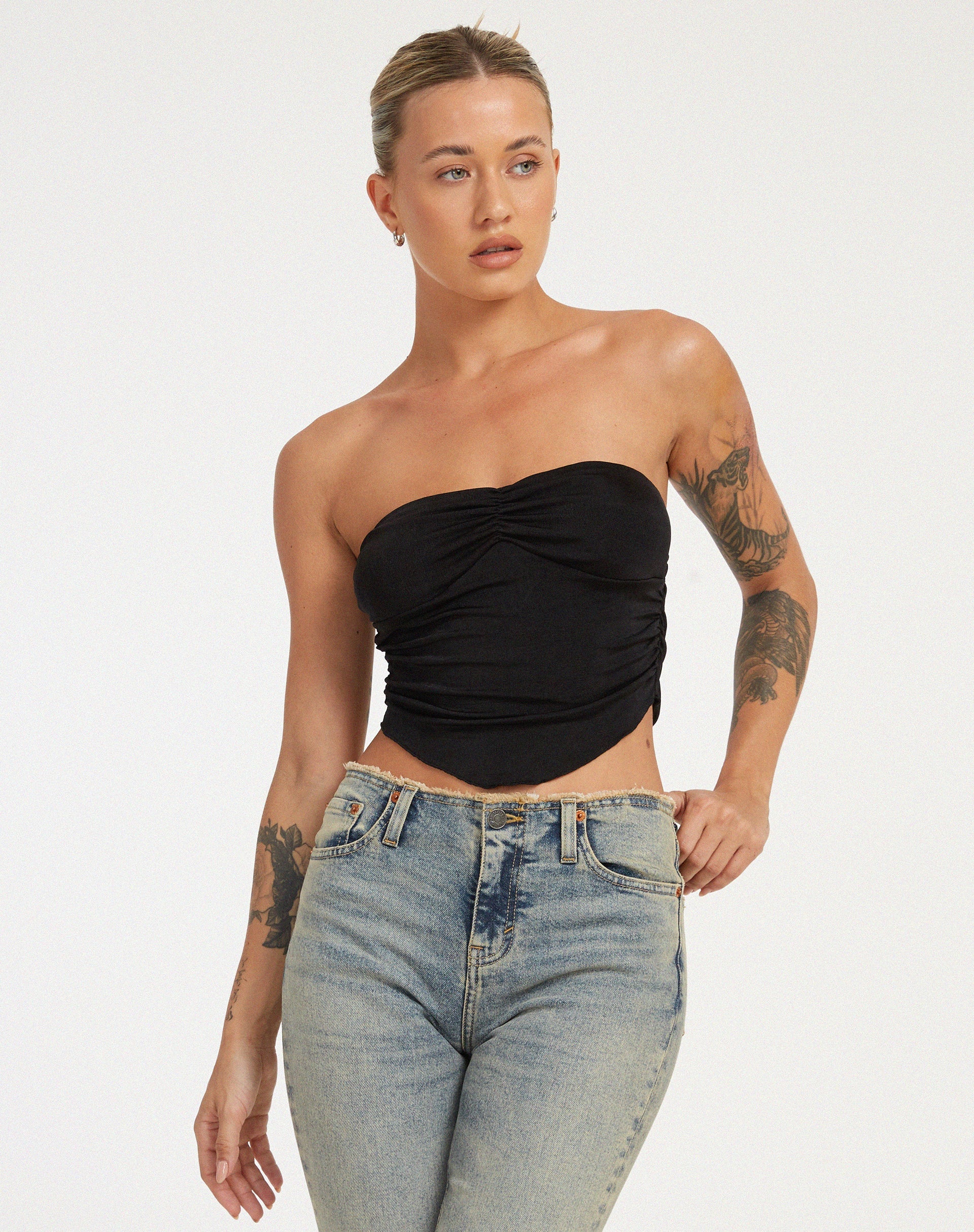 Image de Top bandeau Hankru en noir