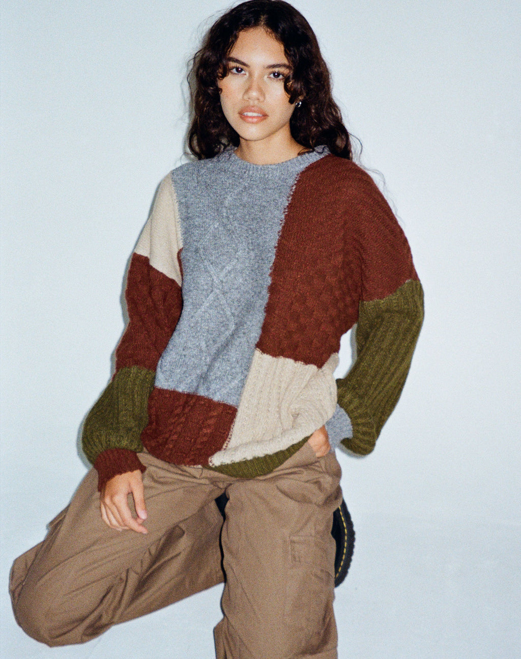 Pull Danar en patchwork