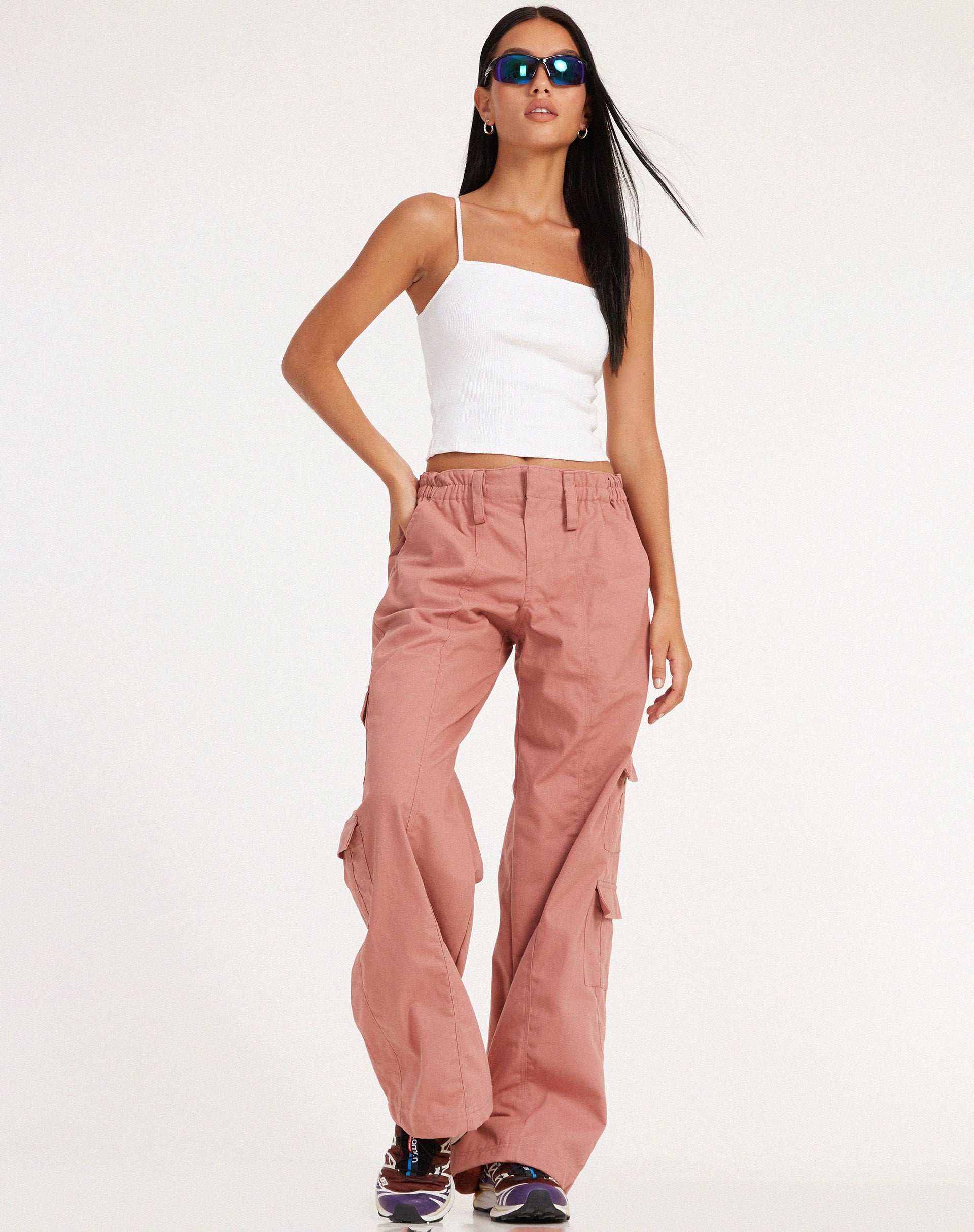 Image de Hansa Cargo Trouser in Dusty Rose