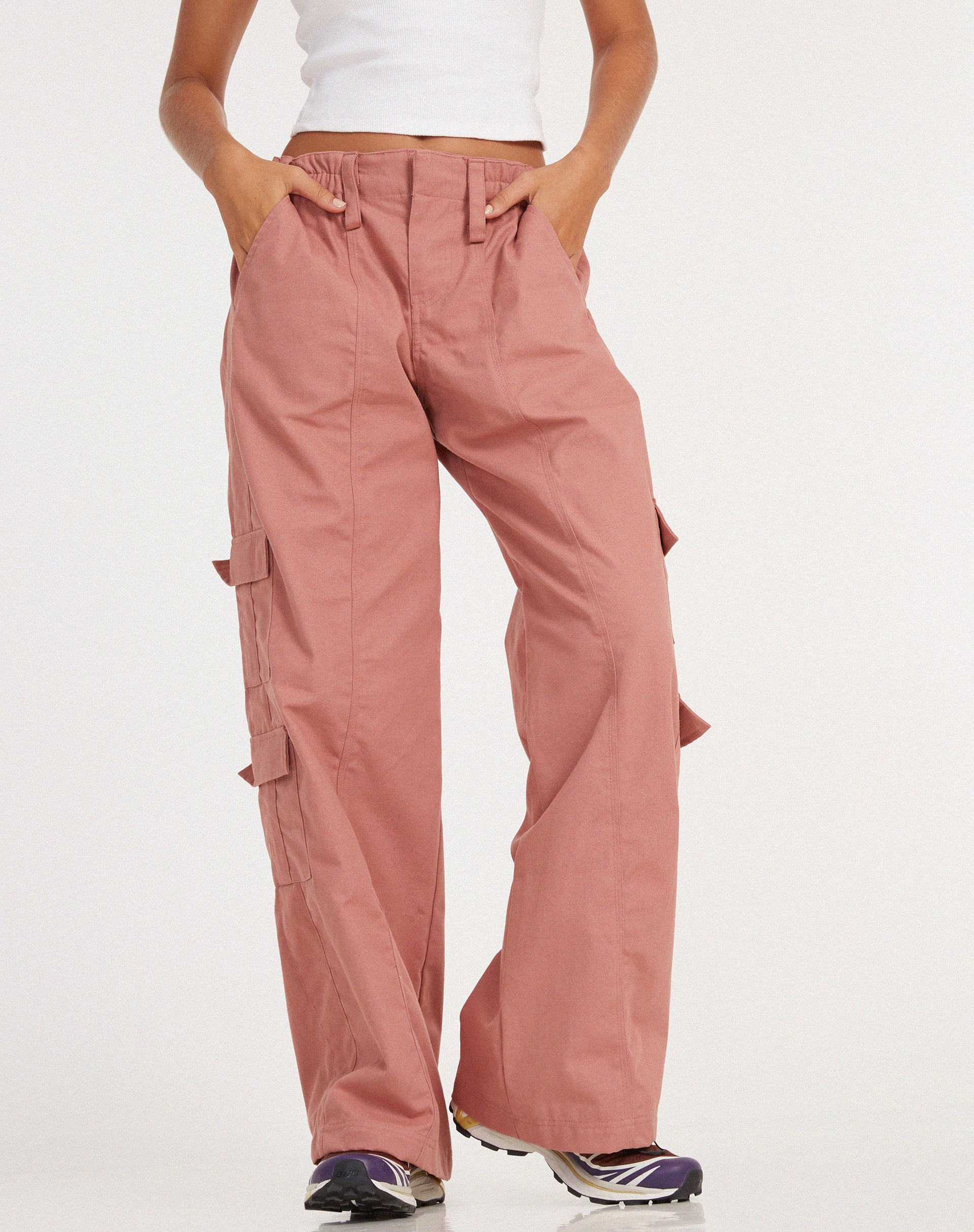 Image de Hansa Cargo Trouser in Dusty Rose