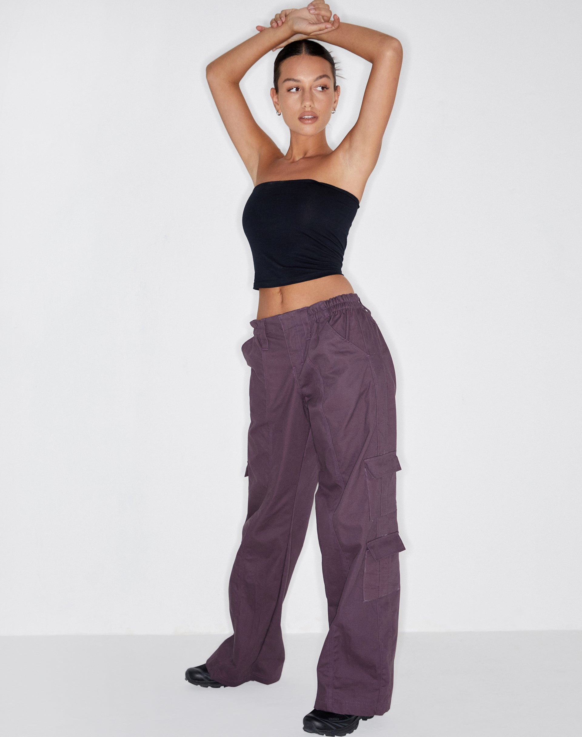 Image de Hansa Cargo Trouser en Panama Dark Purple