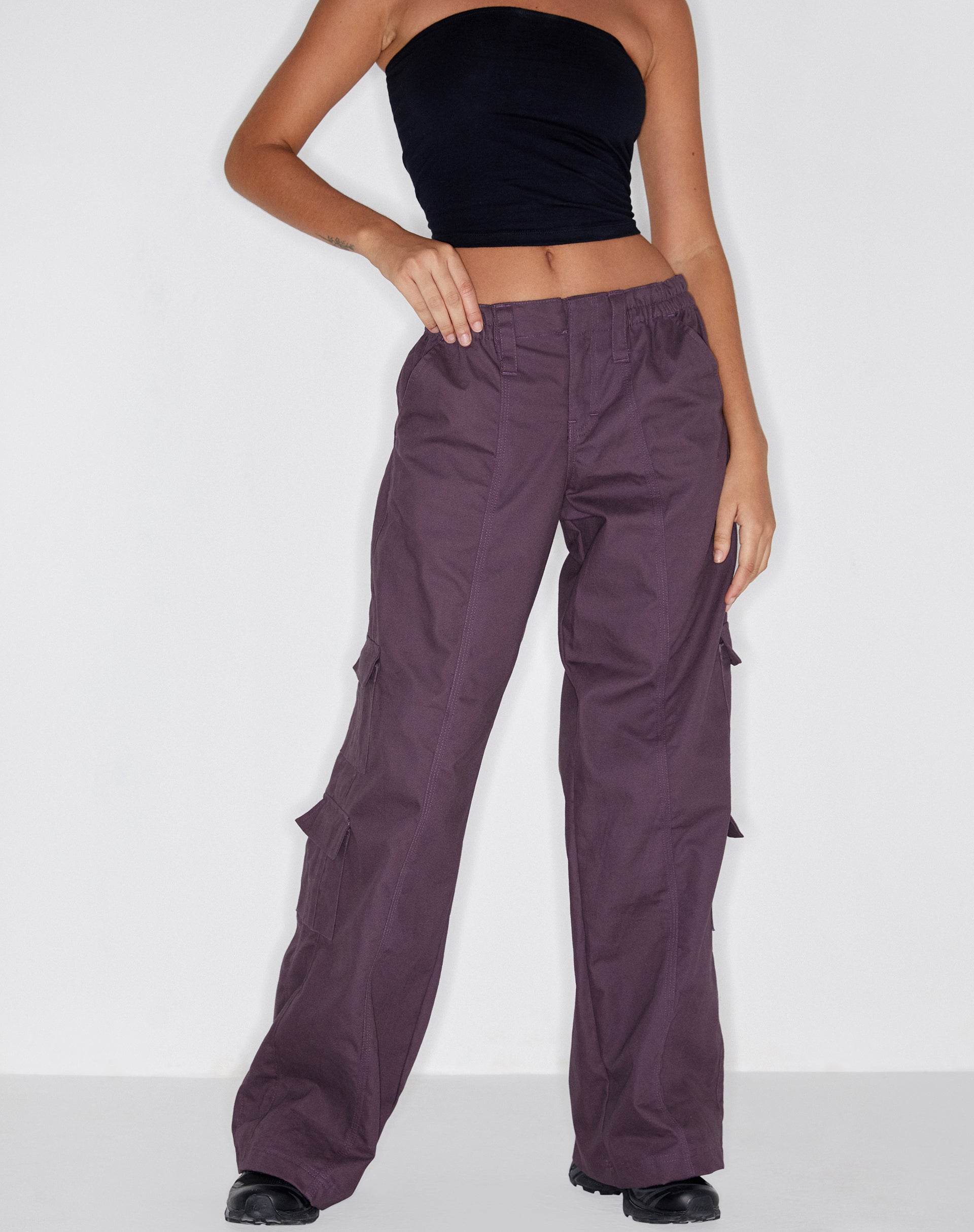 Image de Hansa Cargo Trouser en Panama Dark Purple
