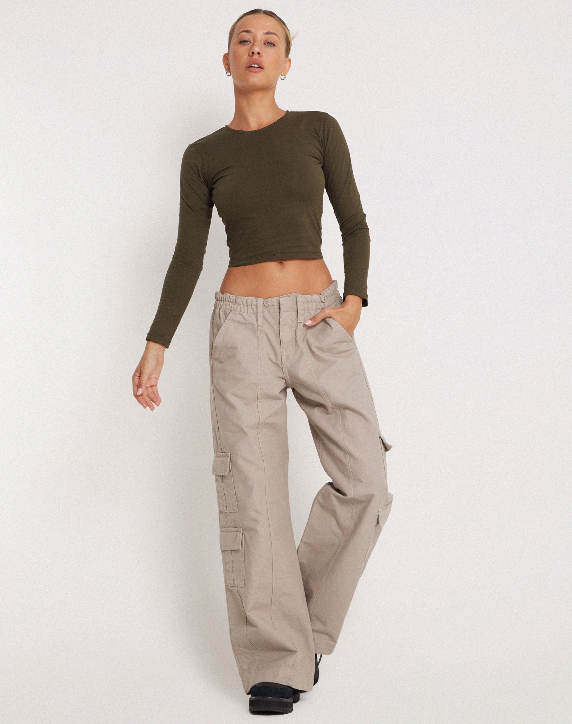 Image de Hansa Cargo Trouser in Stone