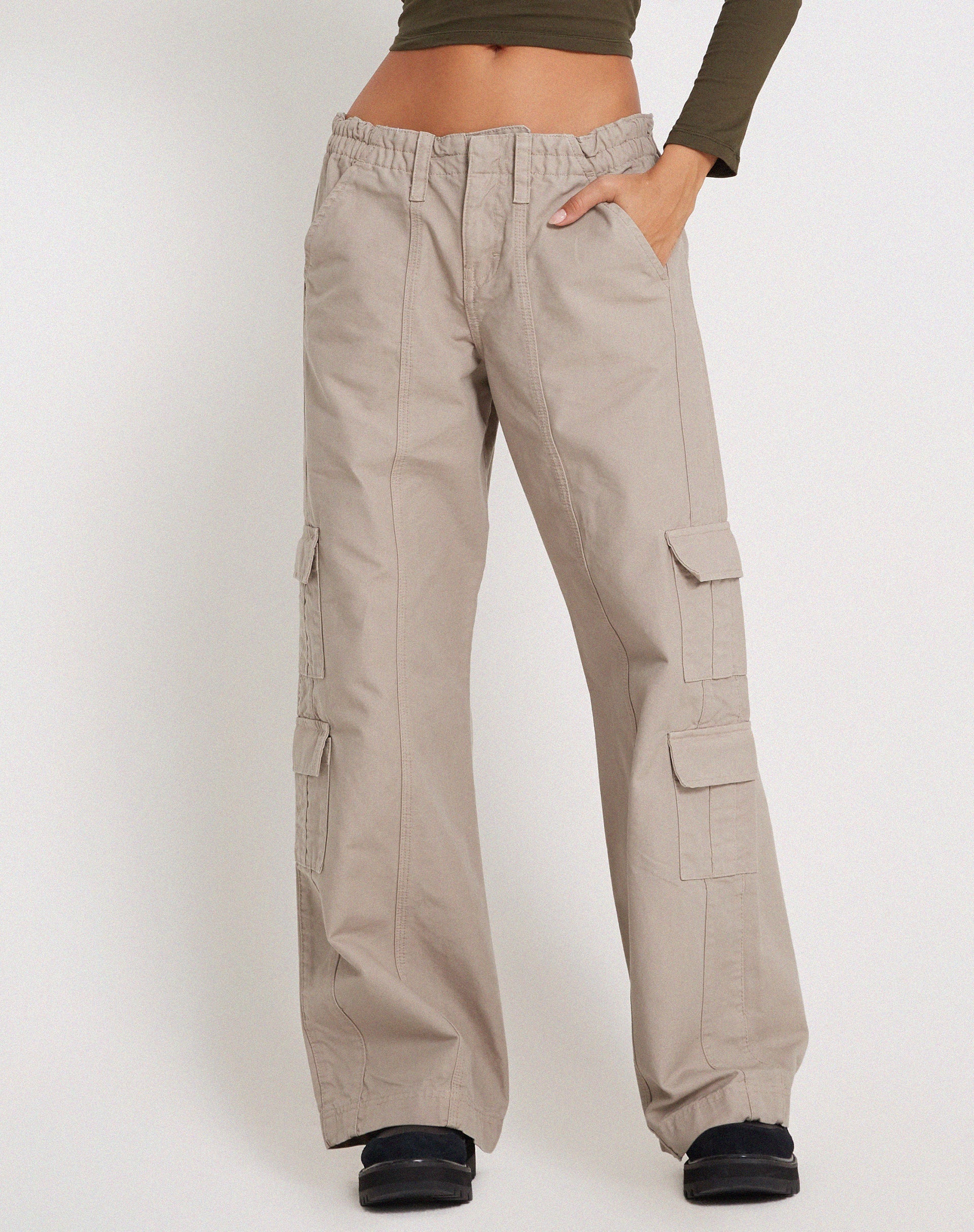 Image de Hansa Cargo Trouser in Stone