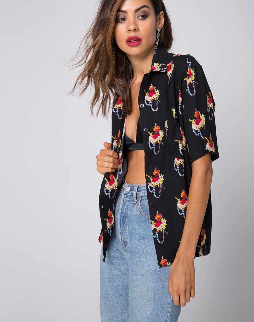 Chemise hawaïenne en Sacré-Cœur