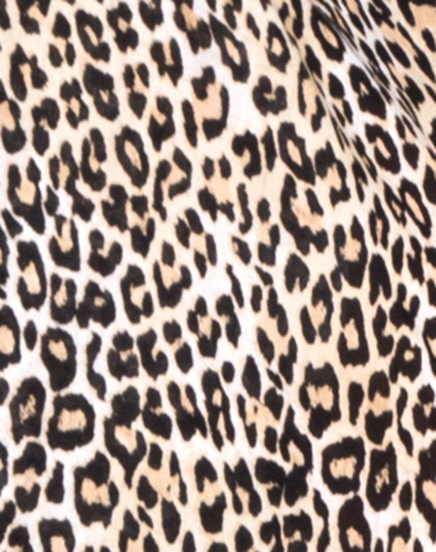 Image de la Chemise hawaïenne en Rar Leopard Brown