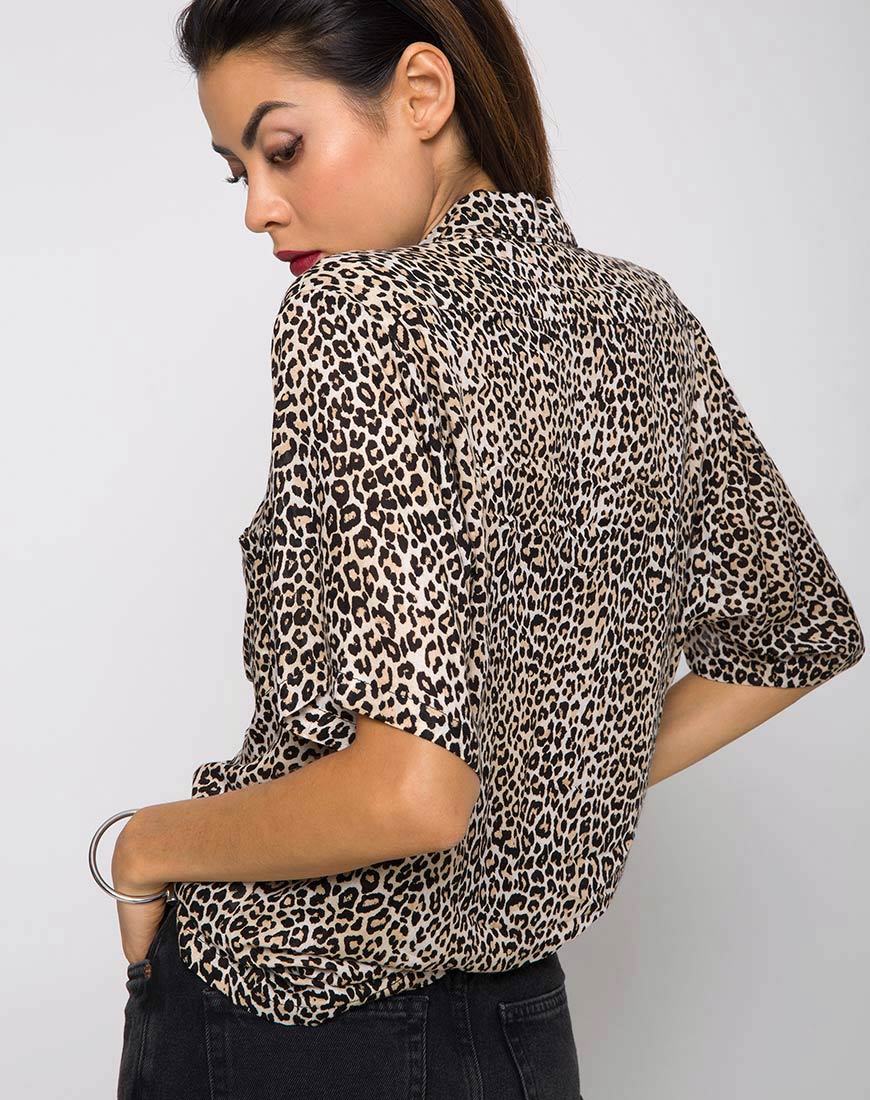 Image de la Chemise hawaïenne en Rar Leopard Brown