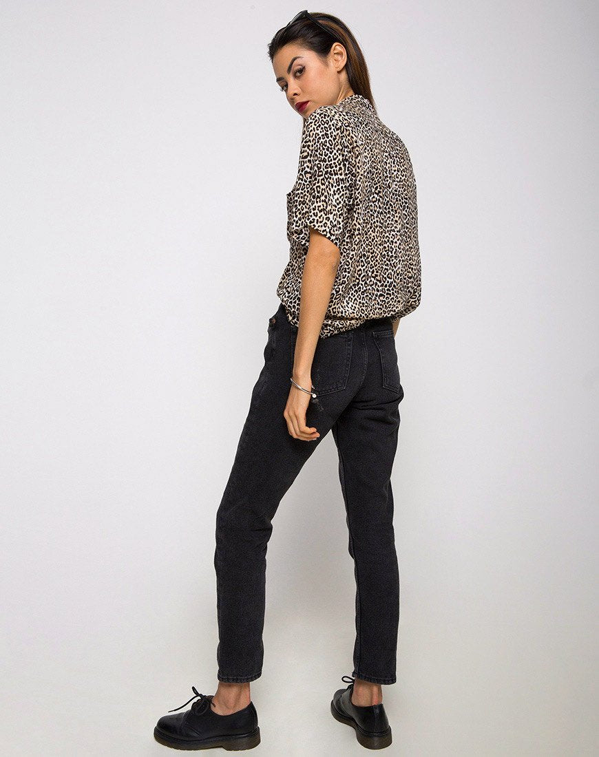 Image de la Chemise hawaïenne en Rar Leopard Brown