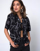 Image de la chemise hawaïenne en chaîne