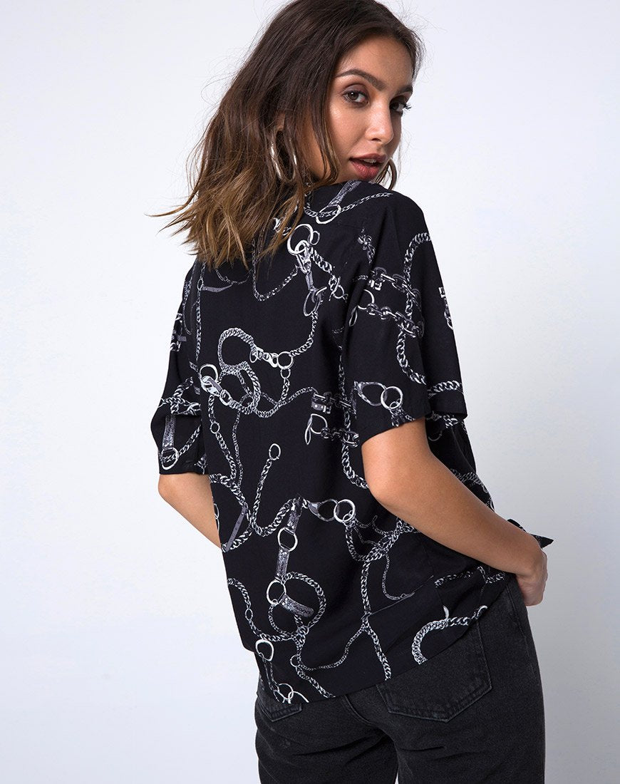 Image de la chemise hawaïenne en chaîne