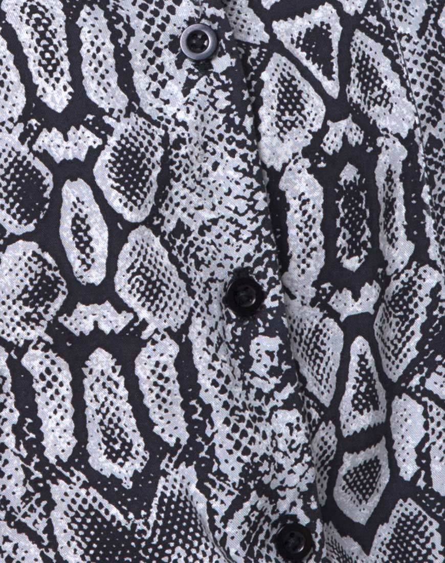 Image de la chemise hawaïenne dans le serpent