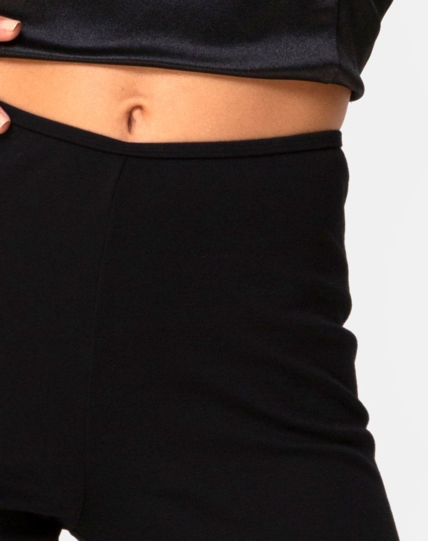 Image de marque de Hearty Flare Trouser en noir Spandex