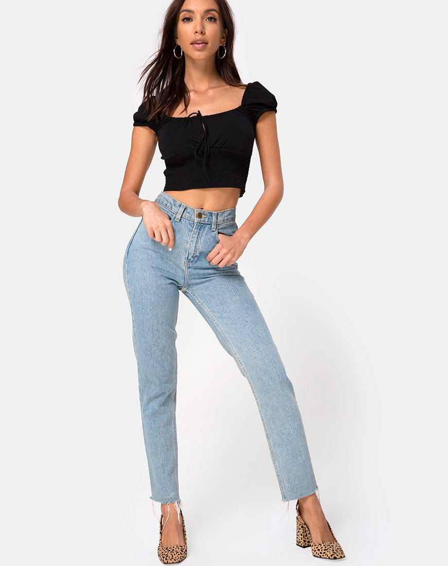 Image de Heina Crop Top in Black