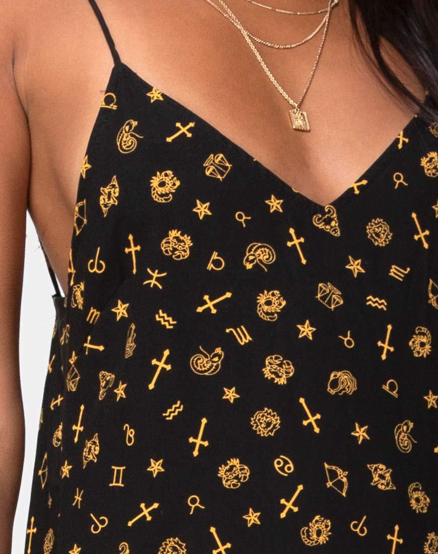 Image de Hermina Maxi Dress in Mini Astro Black