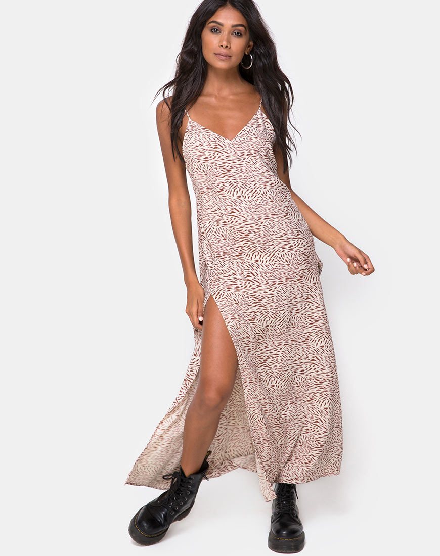 Image de Hime Maxi Dress in Safari Taupe