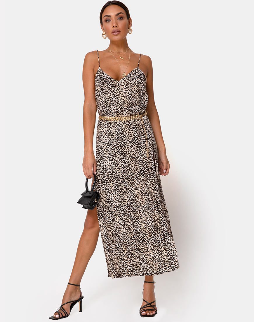 Image de Hime Maxi Dress in Rar Leopard