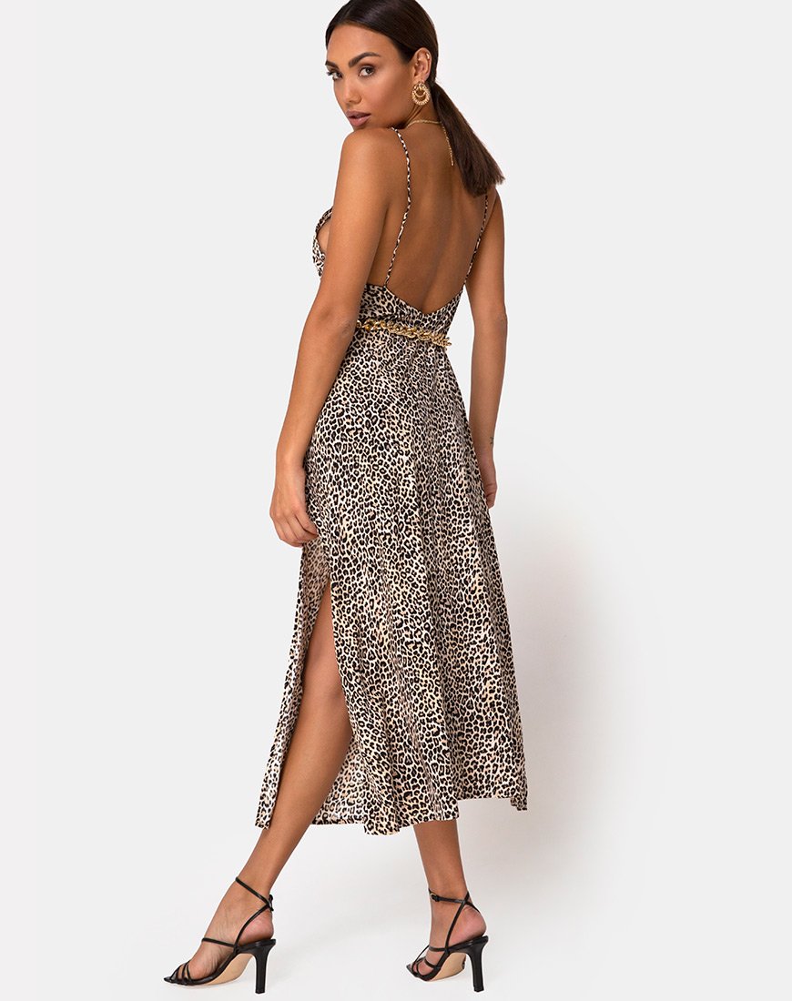 Image de Hime Maxi Dress in Rar Leopard