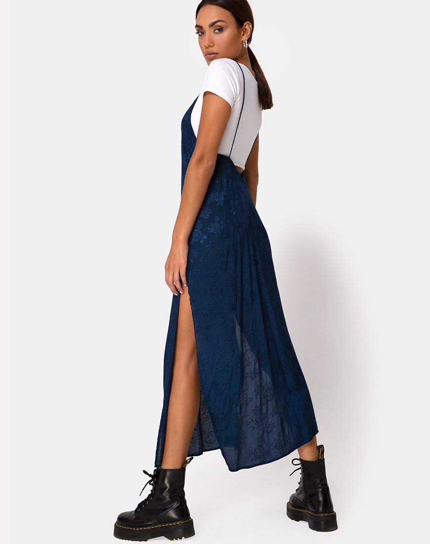 Image de Hime Robe en satin Rose bleue