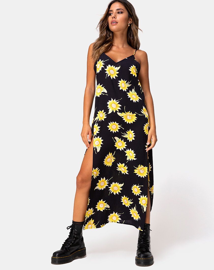 Image de Hime Maxi Dress in Sunny Days Noir