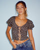 image de Hindia Cardi en Ditsy Floral Bronze