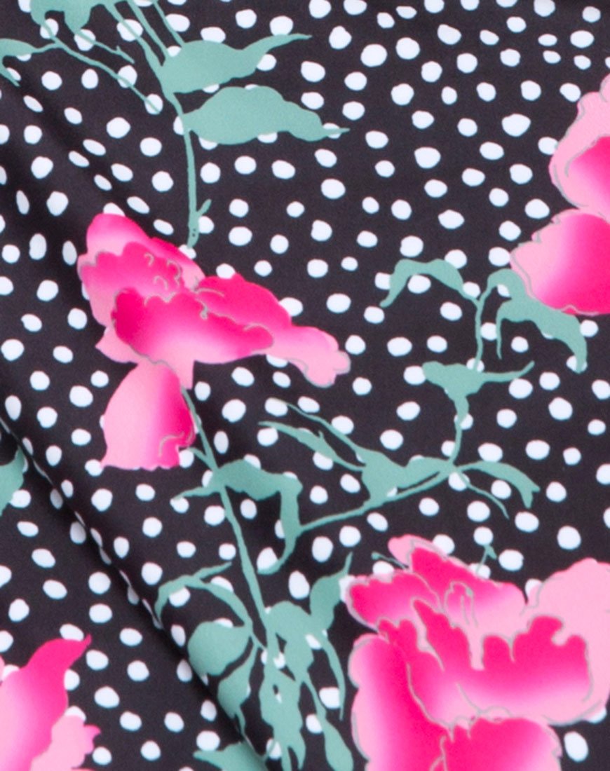 Image de Hoalo Maillot de bain à découpes Paradise Polka