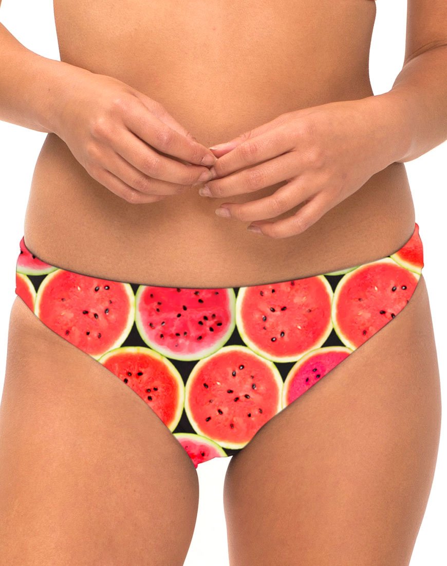 Bas de bikini Honey en melon d'eau