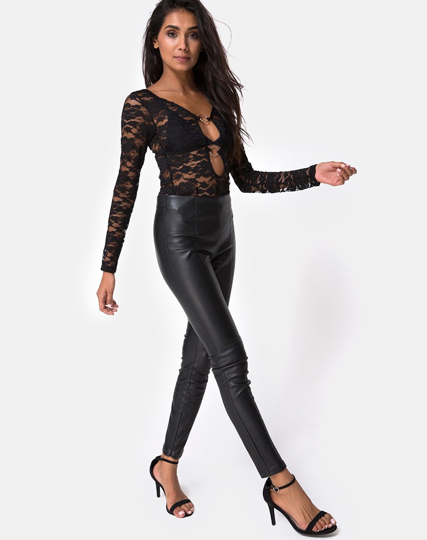 Image de Huriya Bodice in Lace Black
