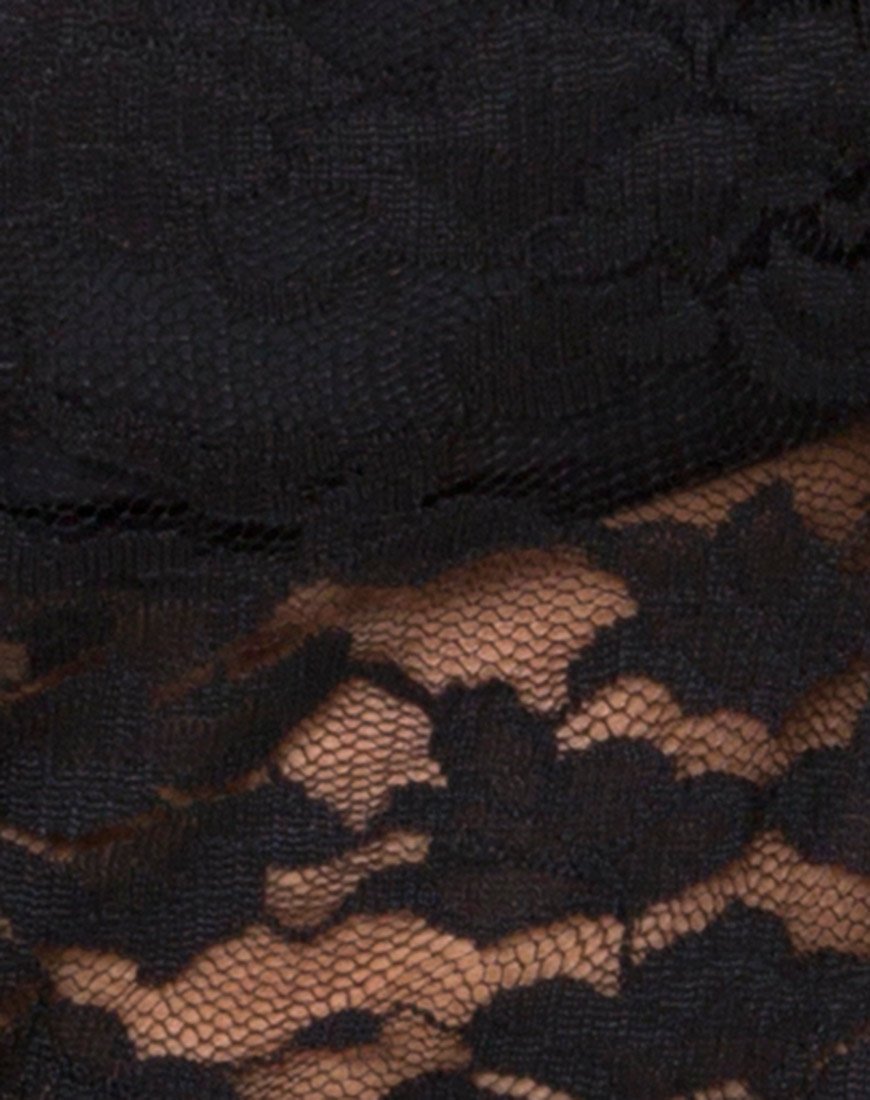 Image de Huriya Bodice in Lace Black