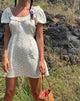 Image de Mini robe Sasyana en Pretty Petal Ivoire