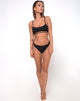 Image de Ina Bottom Bikini in Texture Black