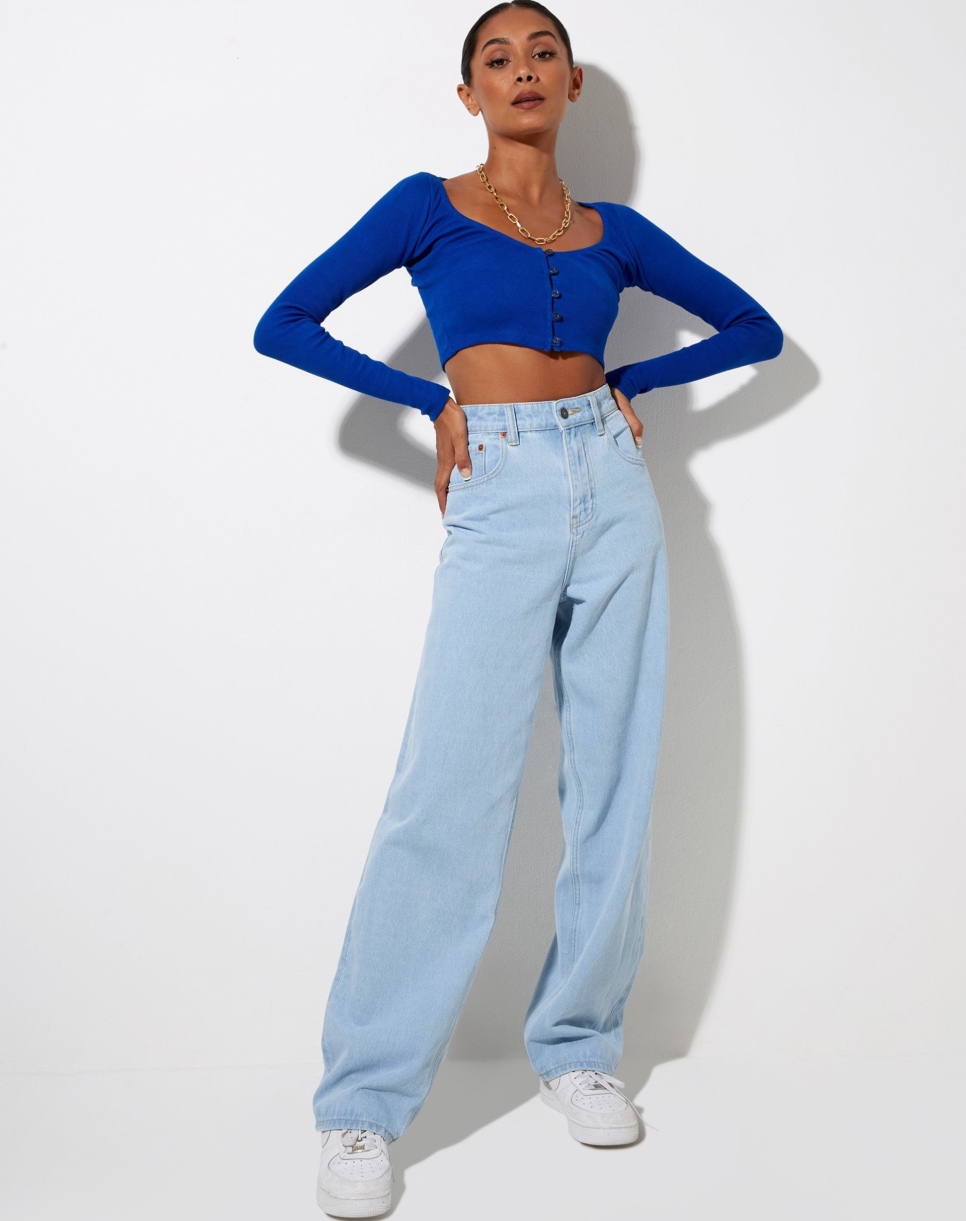 Image de Ineke Crop Top in Cobalt