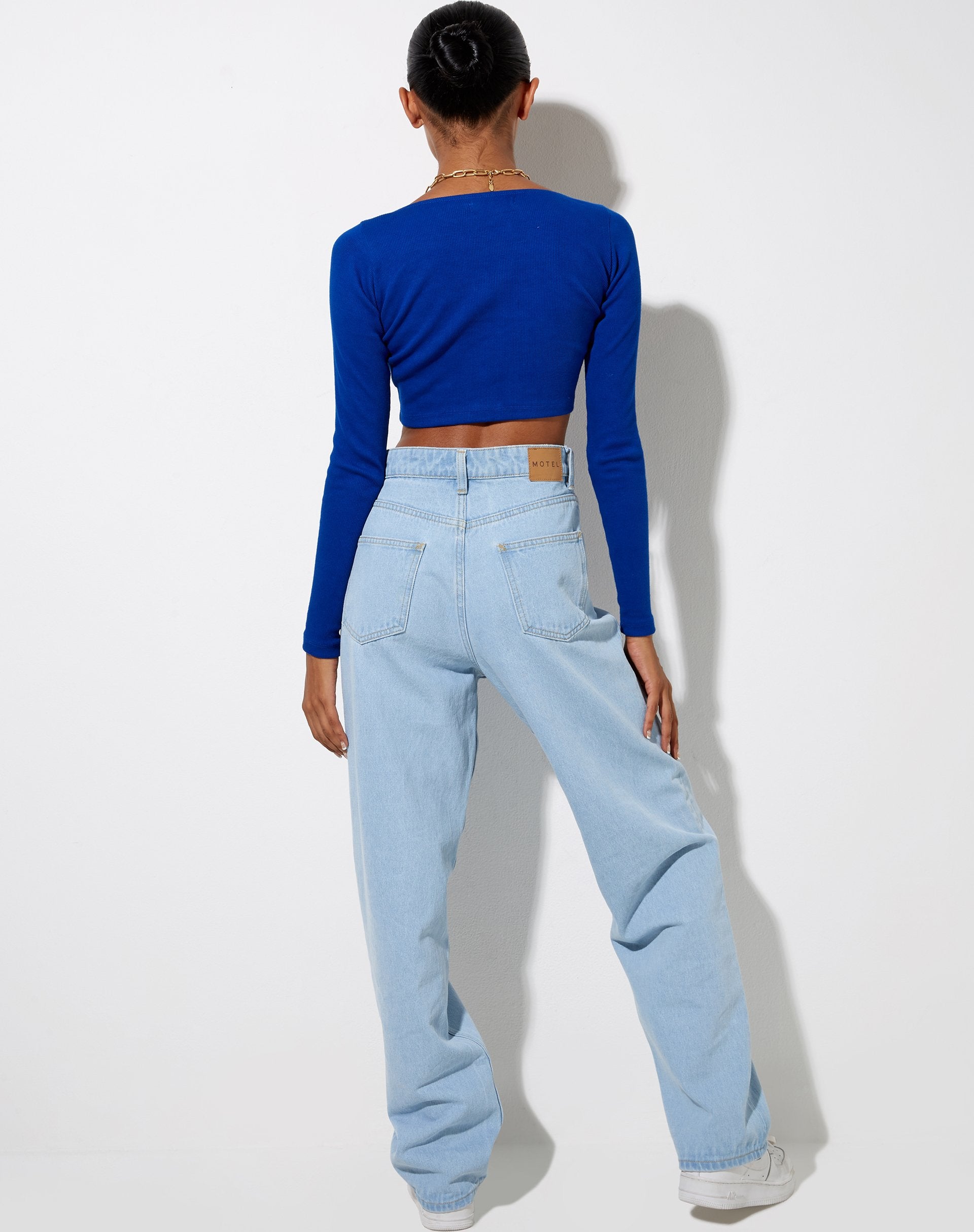 Image de Ineke Crop Top in Cobalt