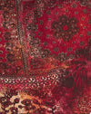 Paisley abstrait rouge