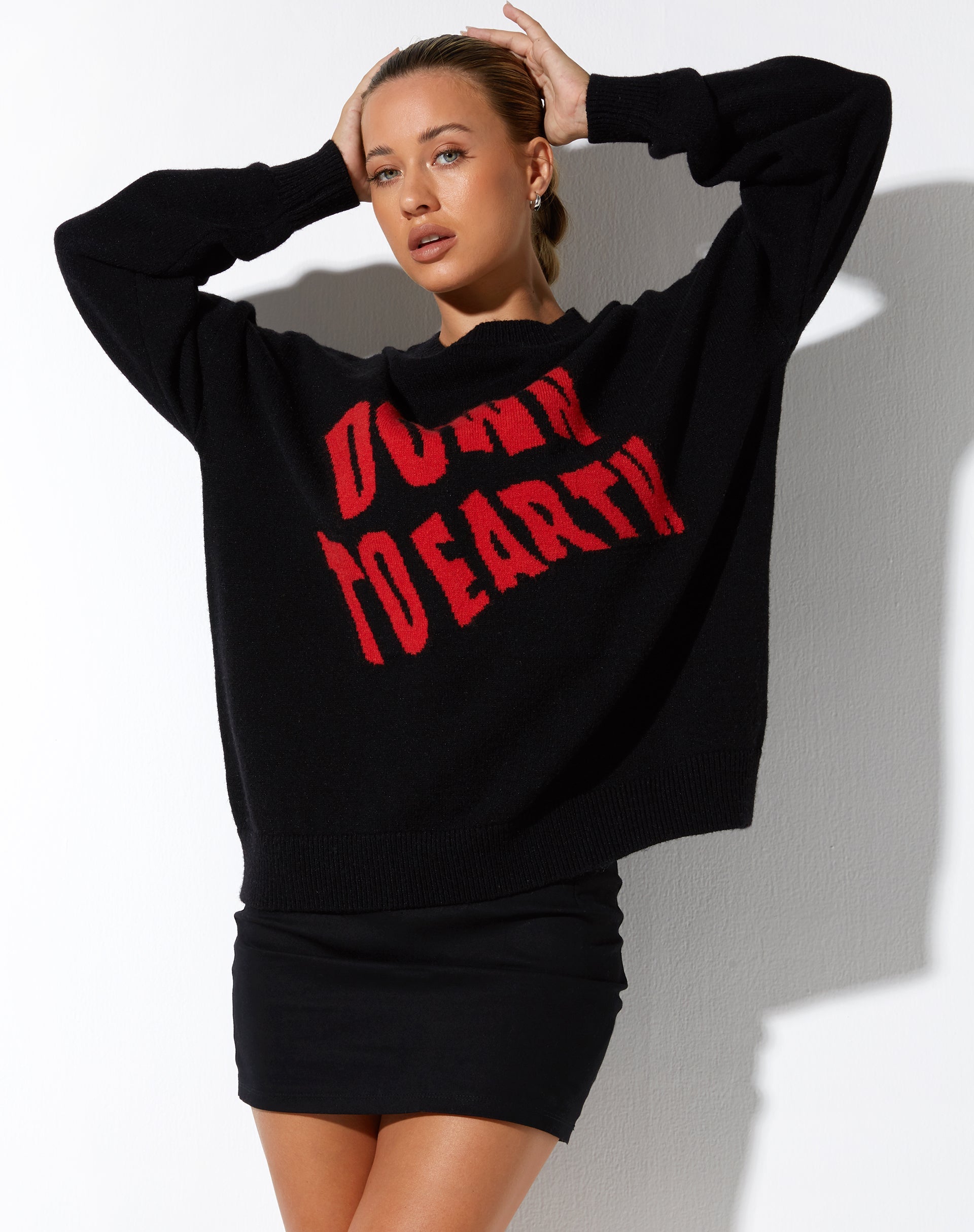 image de Jamin Jumper in Black Down To Earth