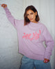 IMAGE DU Pull Jamin en tricot Lilas See Ya