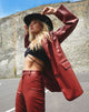 Image de Saken Blazer en PU rouge
