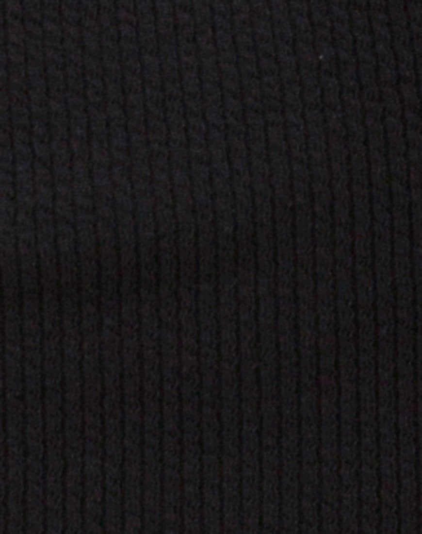 Image of Jasby Bodycon Dress in Black with Silver Hook