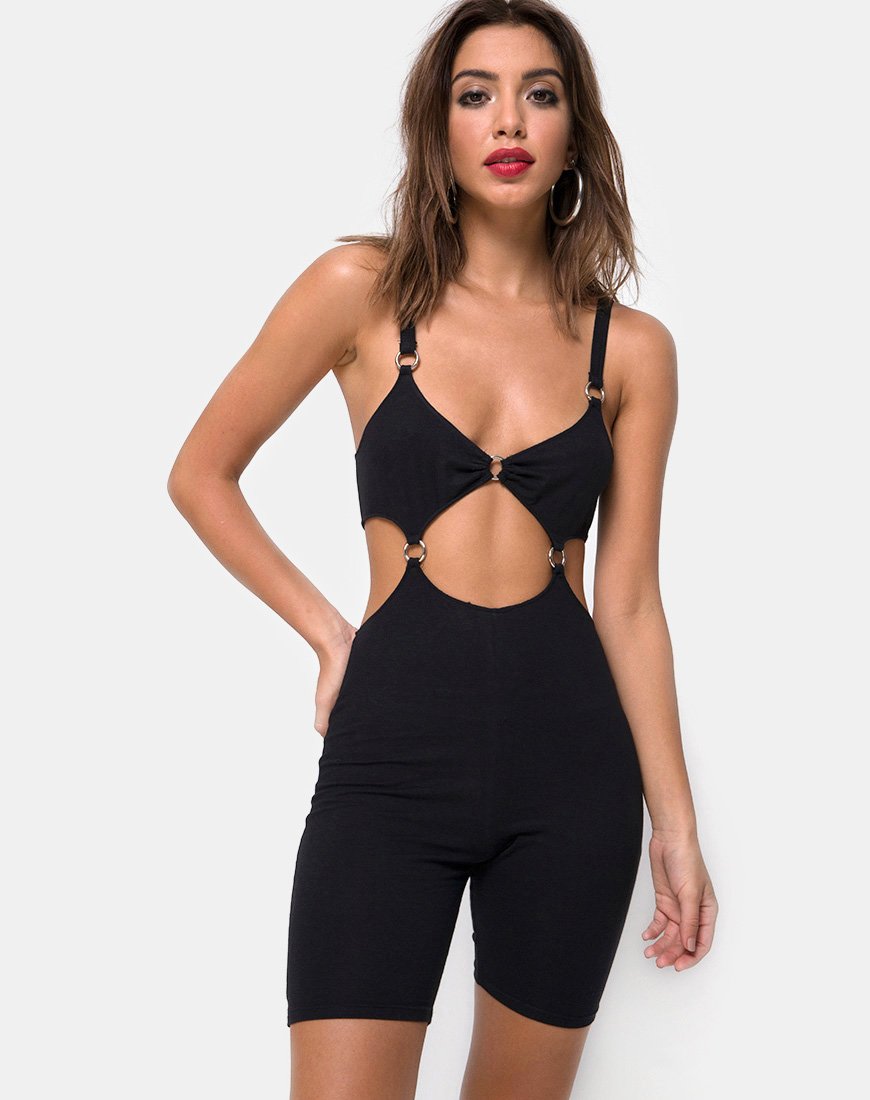 Image de Jaso Unitard découpé en noir