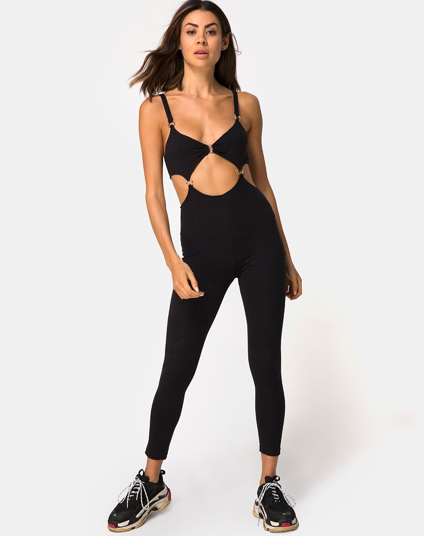 Image de Jasola Unitard découpé en noir