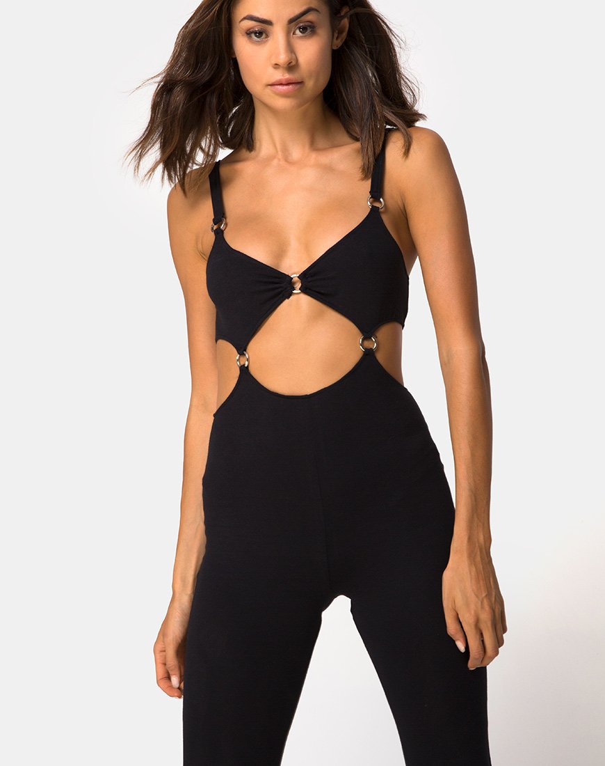 Image de Jasola Unitard découpé en noir