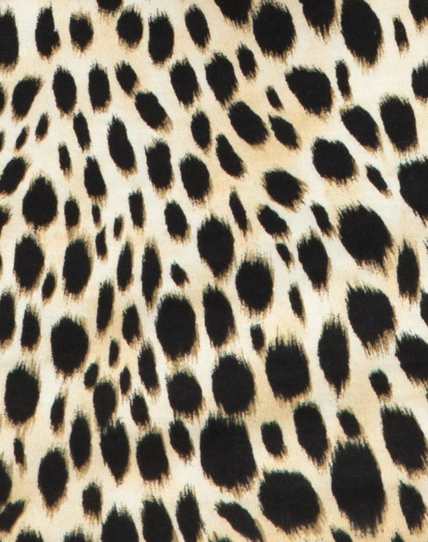 Image of Jazzie Off the Shoulder Dress in Cheetah