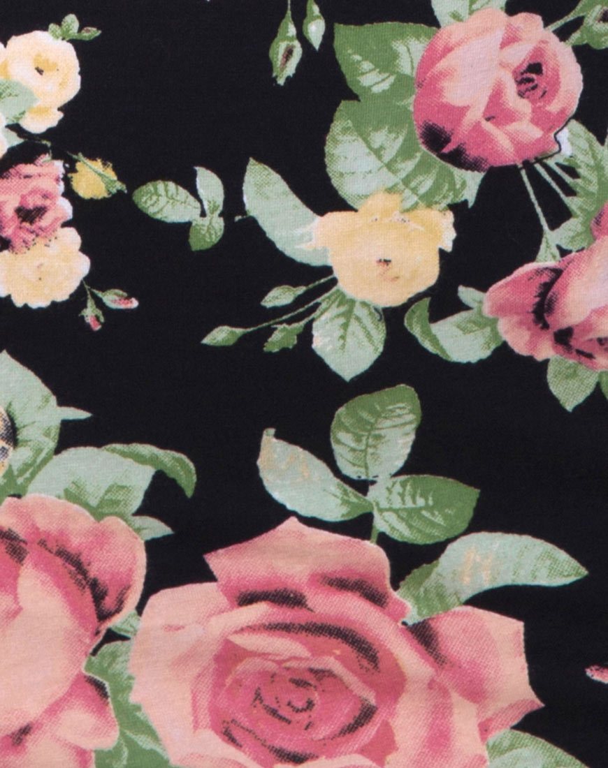 Image de Jazier Off The Shoulder Dress in Vintage Bloom